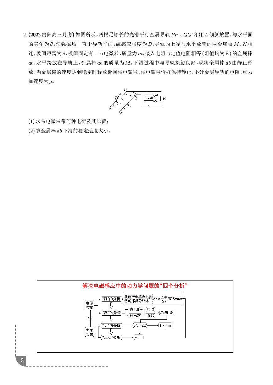 大题  电磁感应综合问题（学生版）第3页