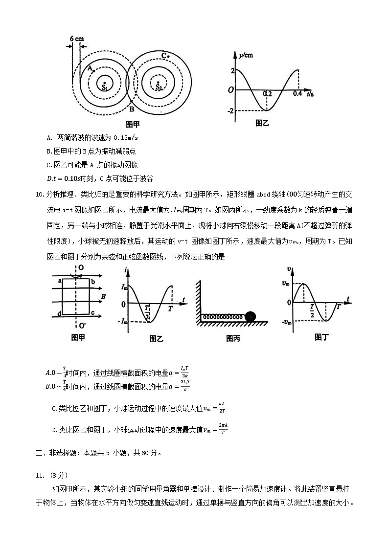 湖北省武汉市武昌区2024届高三物理下学期二模试题第3页