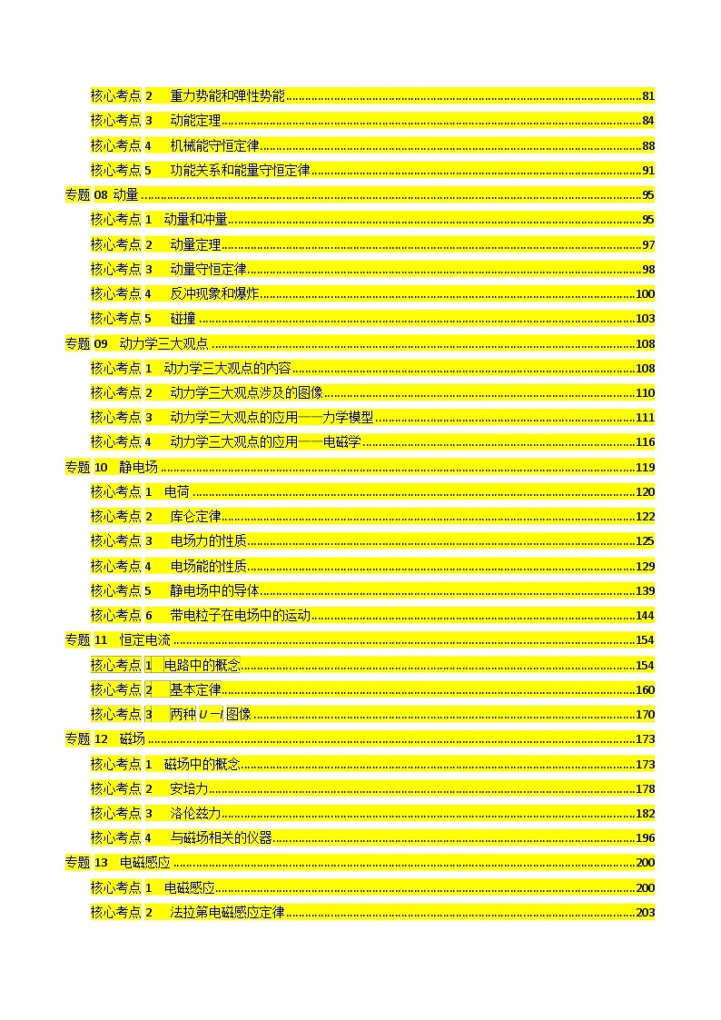 2025年高考物理知识总结（全国通用）教师版第2页