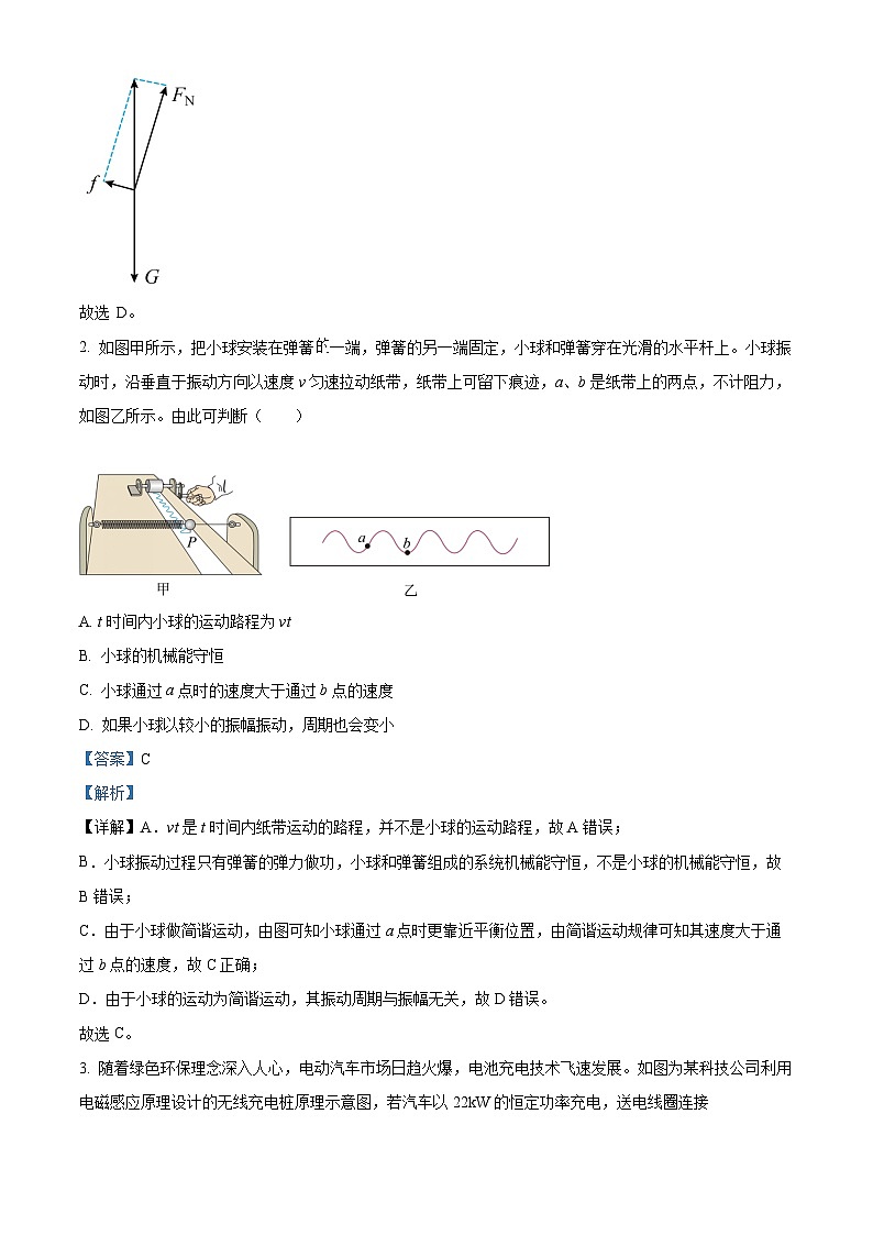 广东省广州市白云区2025届高三下学期一模考试物理试题 含解析 - 副本第2页