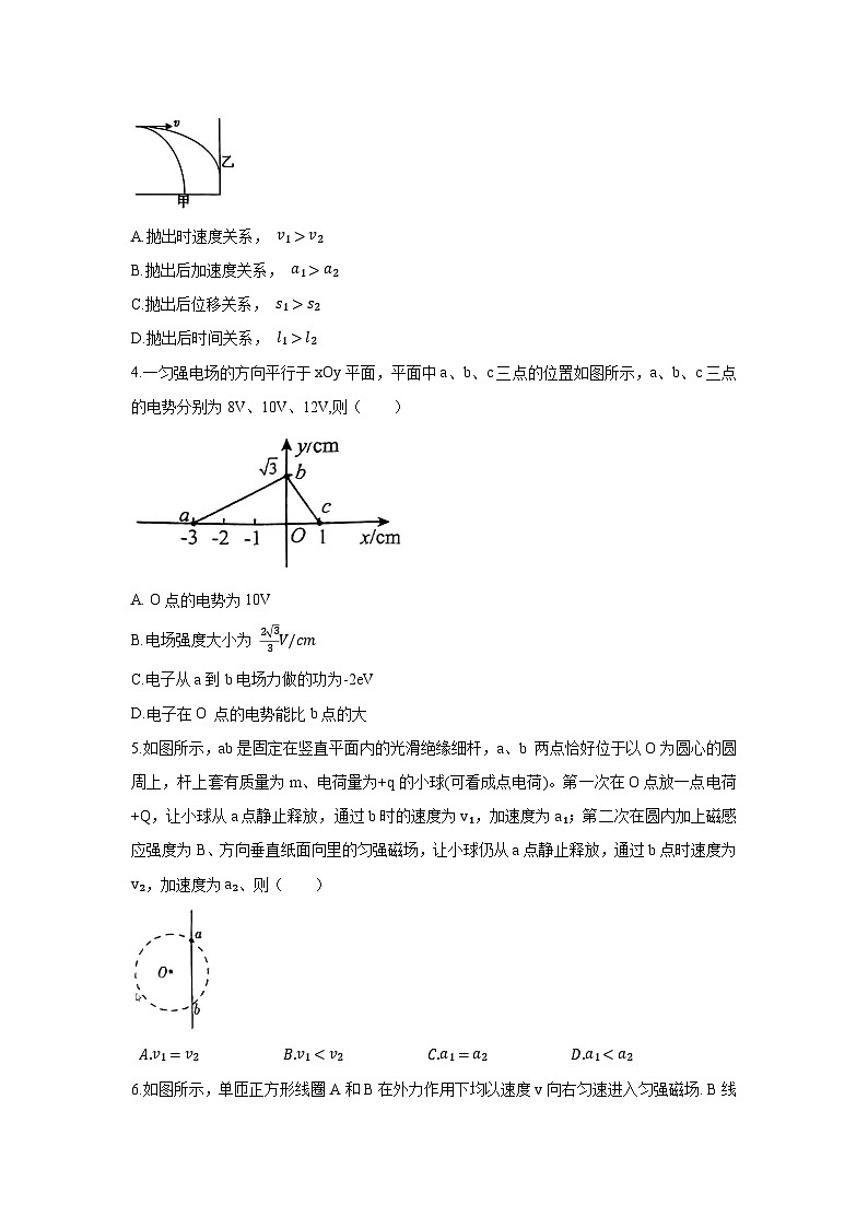 2025届江西省九江市高三下学期第二次高考模拟统一考试（二模）物理试卷第2页