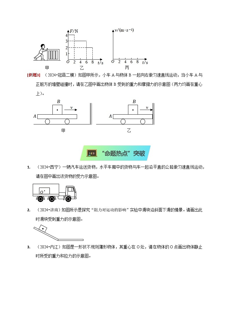 2025年高考物理第二轮专项复习（全国通用）作图题01受力分析类（学生版）第3页