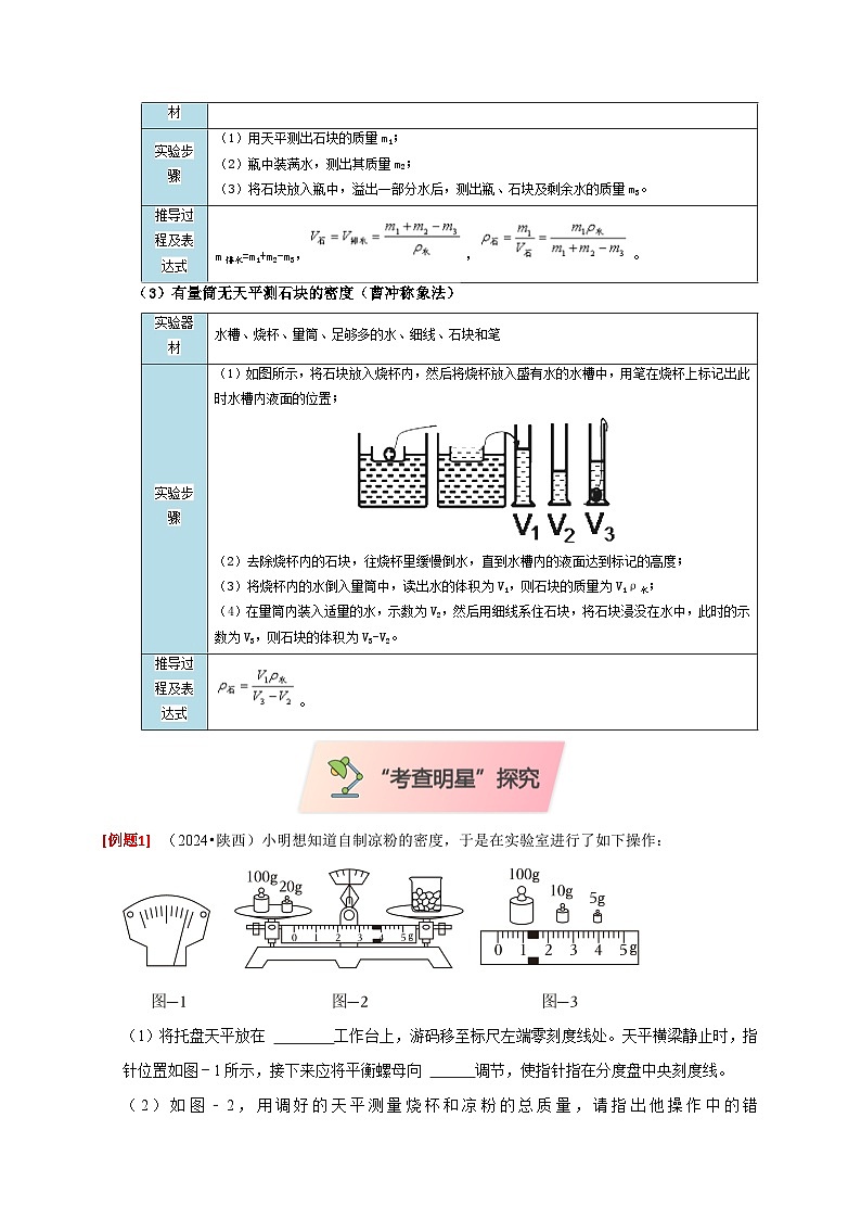 2025年高考物理第二轮专项复习（全国通用）实验6测量固体的密度（教师版）第3页