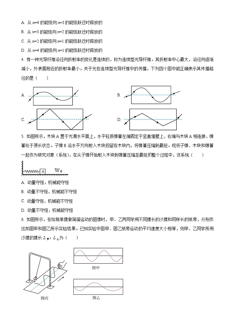 2025届北京市石景山区高三下学期第一次模拟考试物理试卷（原卷版+解析版）第2页