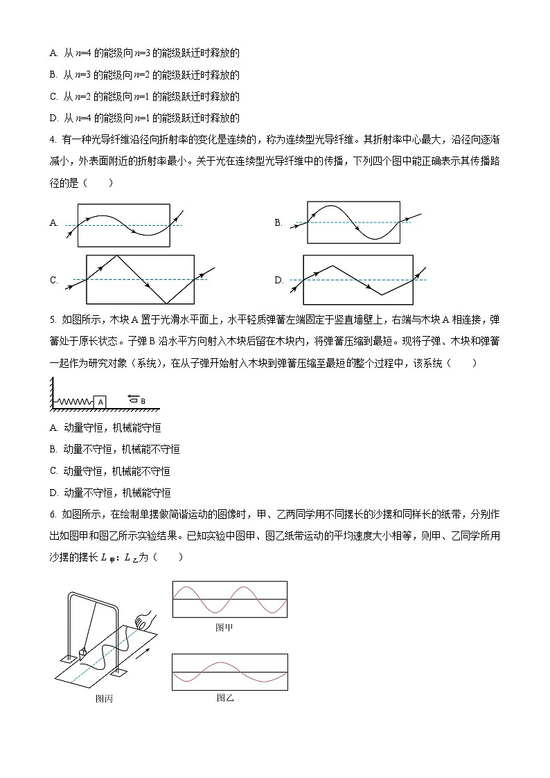 2025届北京市石景山区高三下学期第一次模拟考试物理试卷（原卷版+解析版）第2页