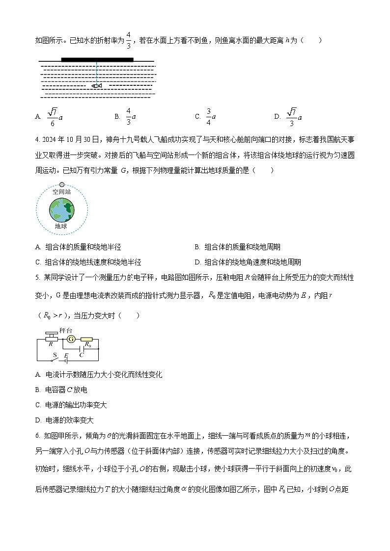2025届四川省遂宁市射洪中学校高三下学期二模物理试题（原卷版+解析版）第2页
