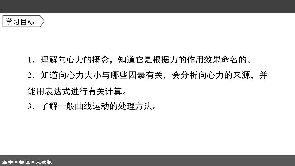 人教版高中物理必修二 6-2《向心力》 课件第4页