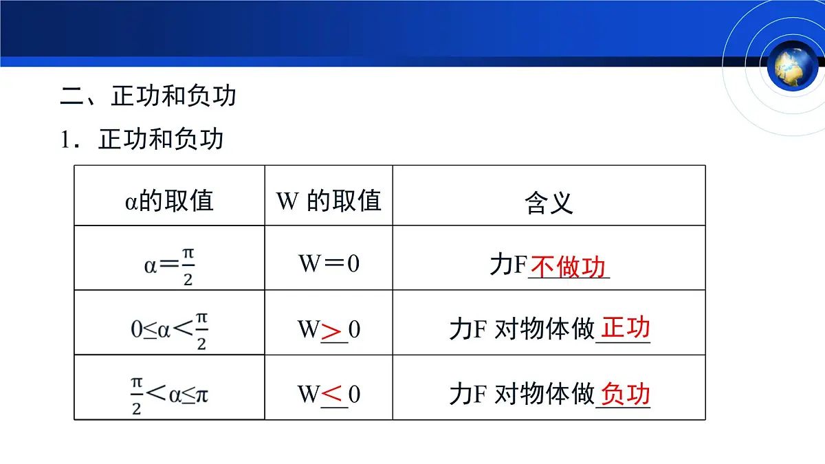 人教版高中物理必修二 8-1《功与功率》教学课件第6页