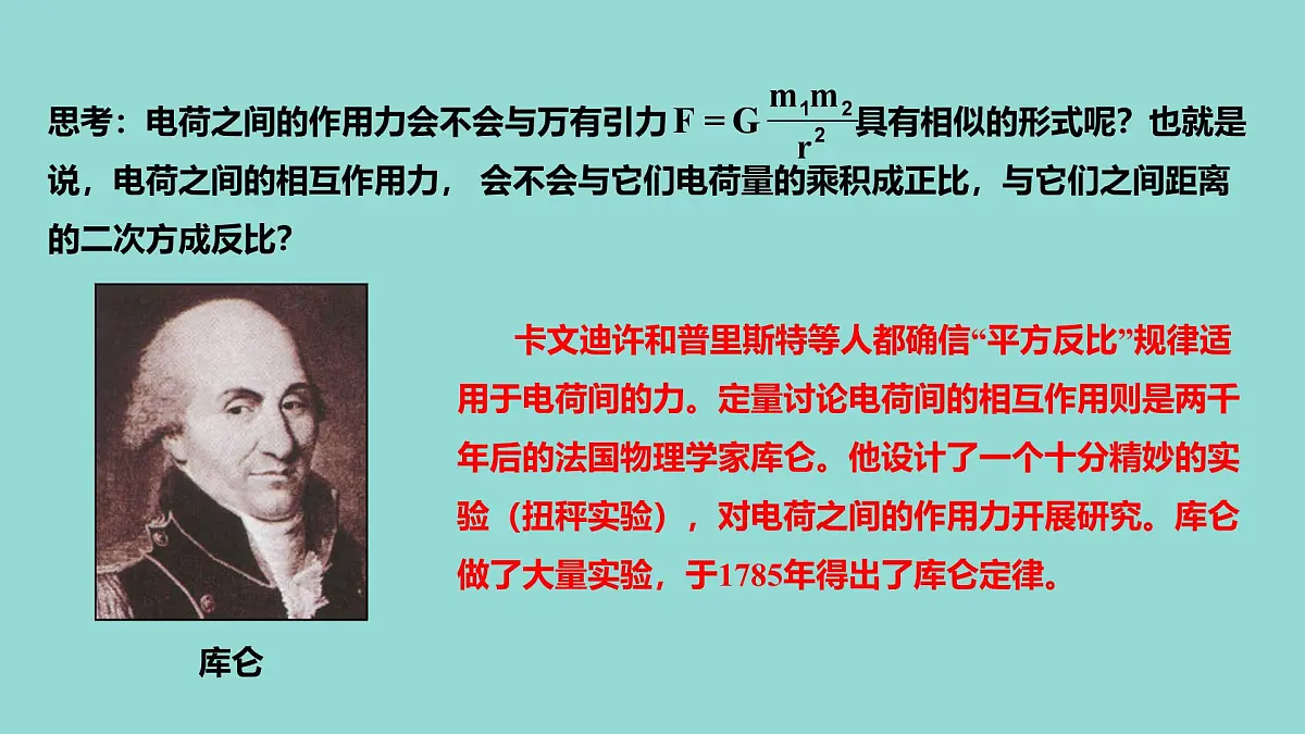 人教版高中物理必修三 9-2教学课件：库仑定律第6页