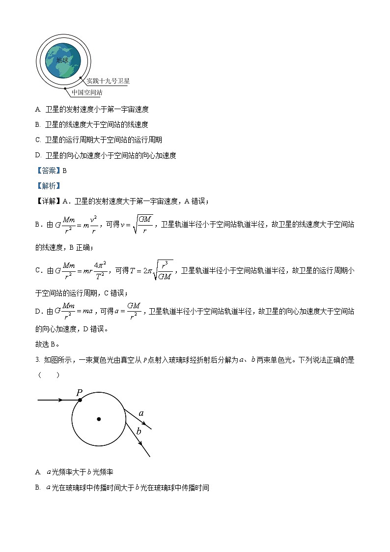 2025届四川省成都市高三下学期二诊物理试题  Word版含解析第2页