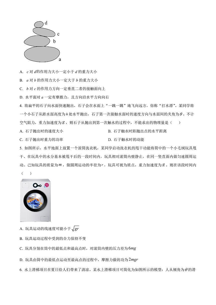 2024届辽宁省沈阳市高三期中联考（11月）-物理试题（含答案）第2页