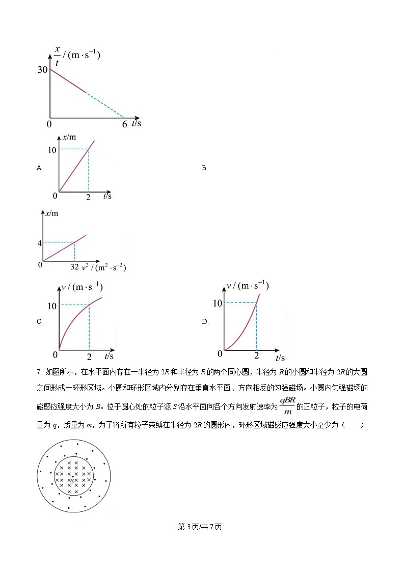 四川省成都市石室中学2025届高三下学期二诊物理试卷（原卷版）第3页