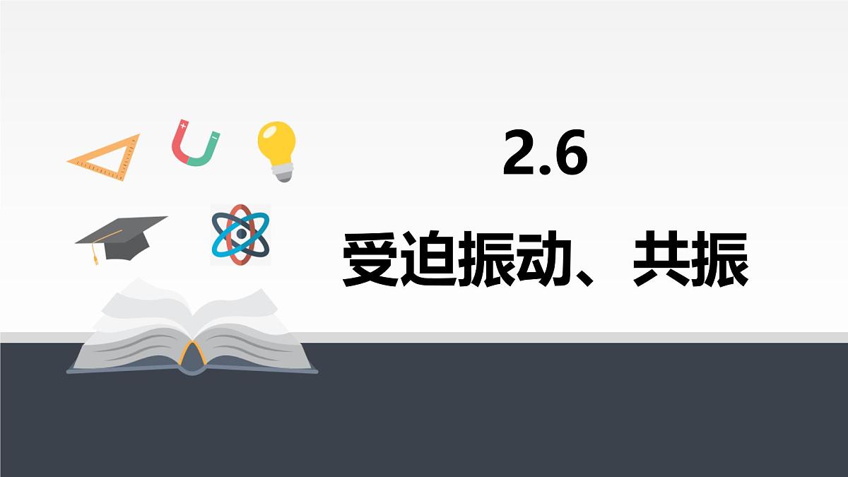 人教版高中物理选择性必修一 2-6《受迫振动 共振》课件第1页