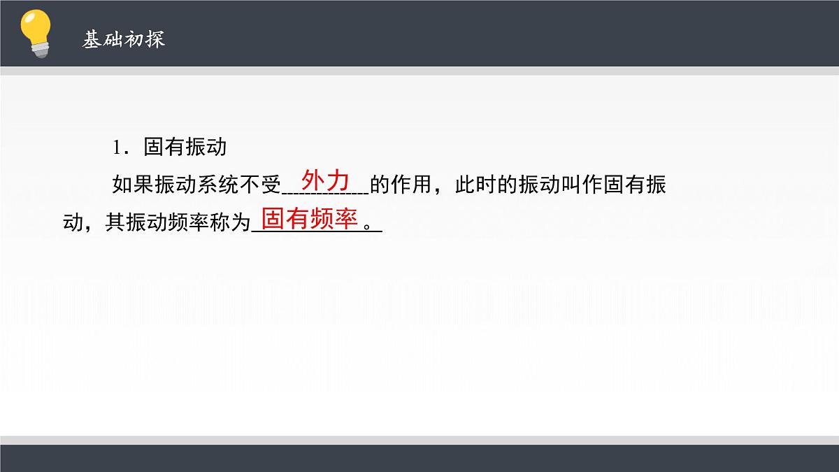 人教版高中物理选择性必修一 2-6《受迫振动 共振》课件第2页