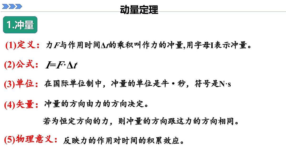 人教版高中物理选择性必修一 1-2《动量定理》课件第5页