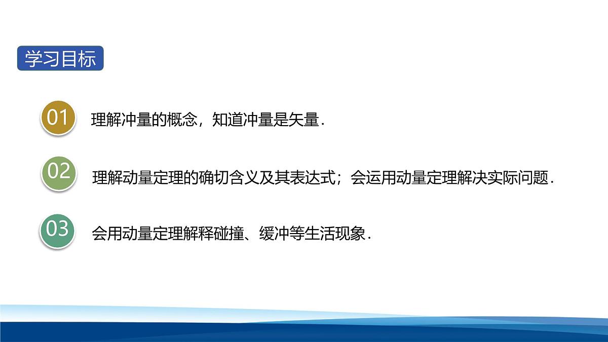 人教版高中物理选择性必修一 1-2动量定理 课件第3页