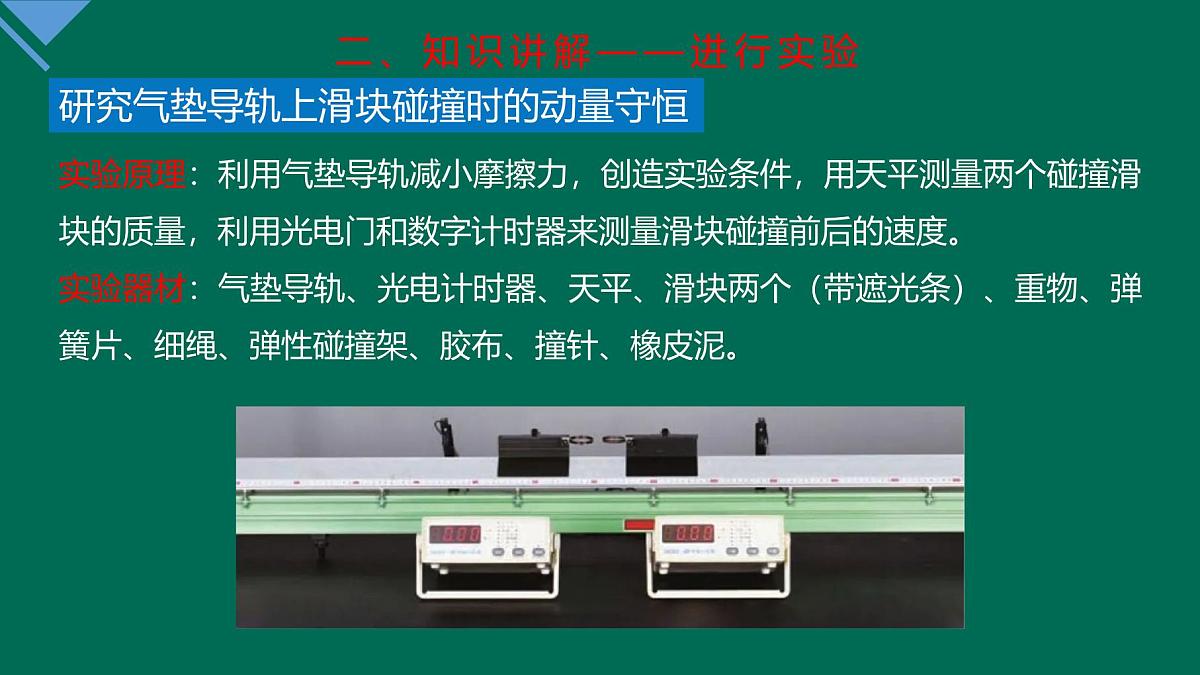 人教版高中物理选择性必修一 1-4《实验：验证动量守恒定律》 课件第7页