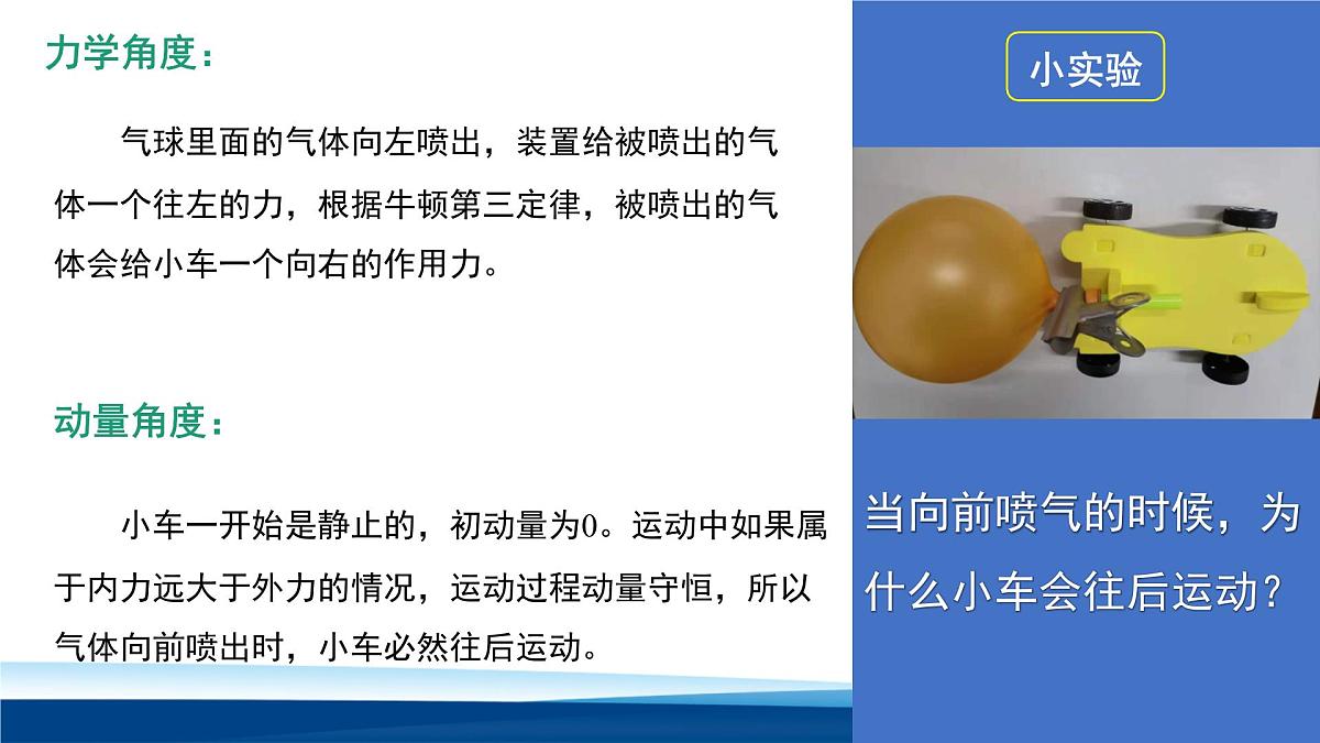 人教版高中物理选择性必修一 1-6反冲现象 火箭课件第3页
