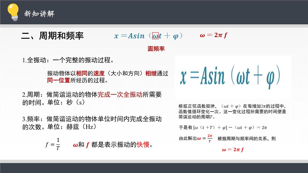人教版高中物理选择性必修一 2-2《简谐运动的描述》 课件第4页