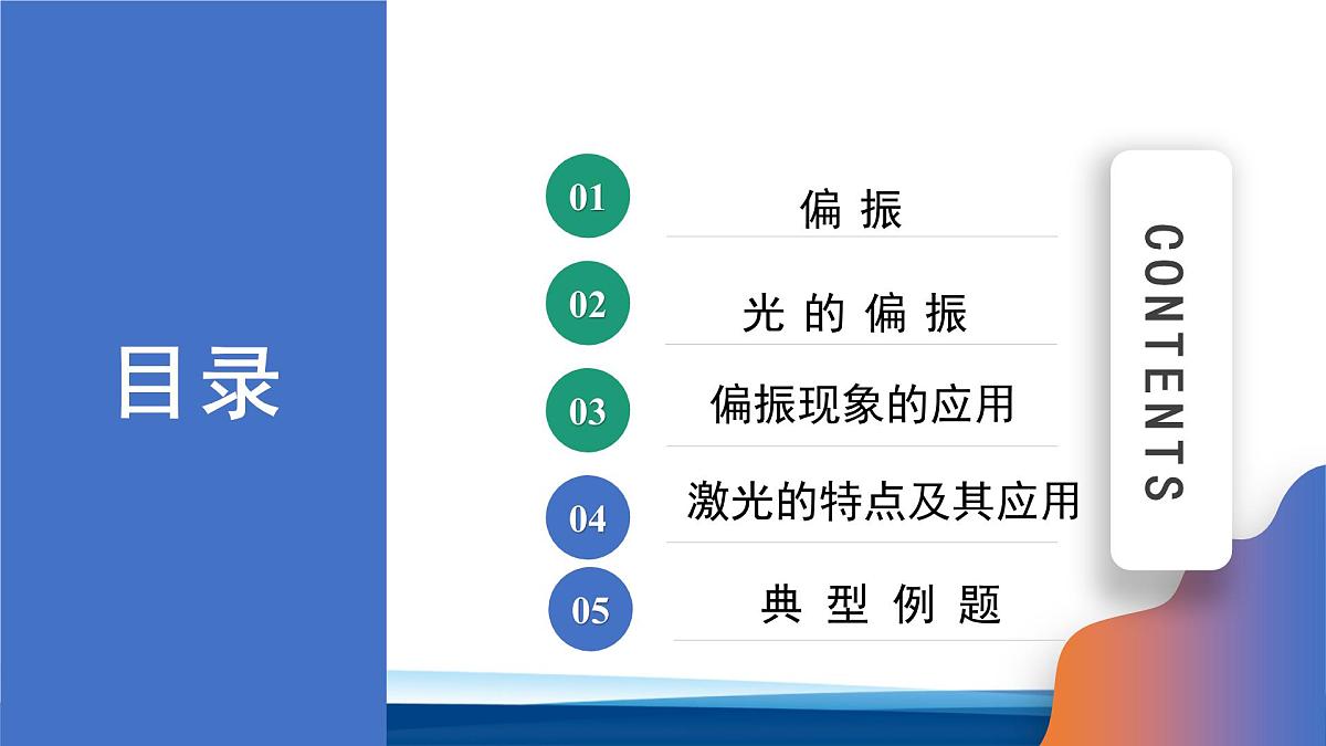 人教版高中物理选择性必修一 4-6 光的偏振  激光 课件第2页