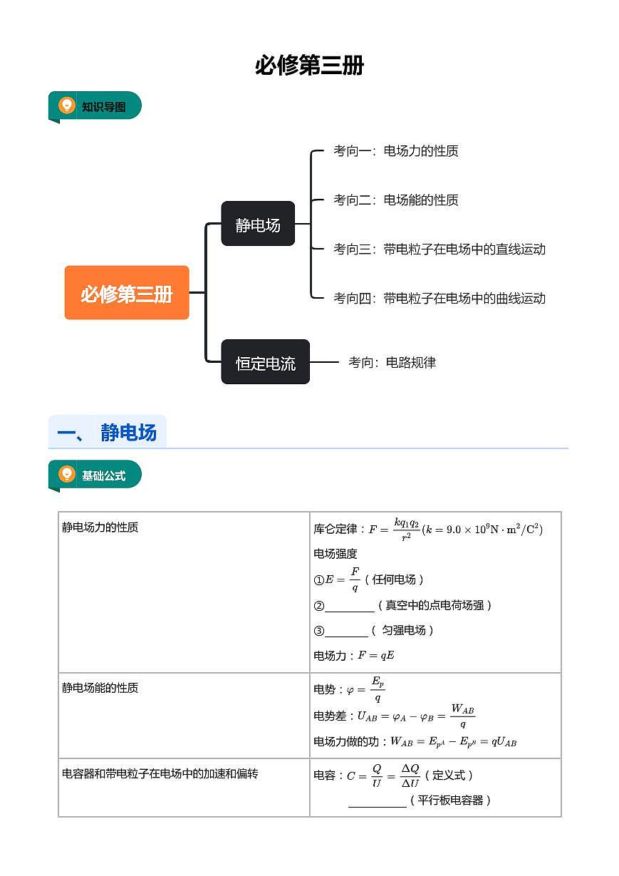3必修第三册(学生版)第1页