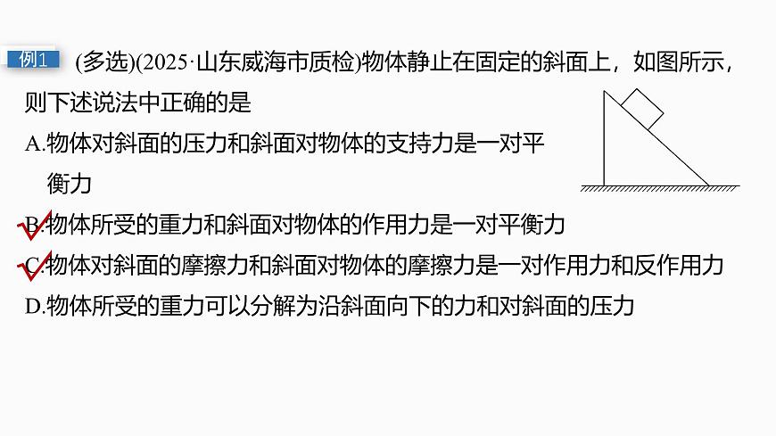 第二章　第8课时　牛顿第三定律　共点力的平衡第8页