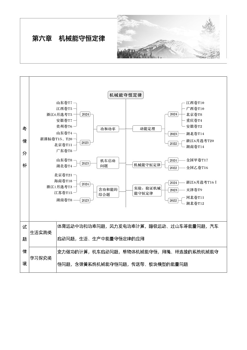 第六章　第26课时　功、功率（教师版）第1页