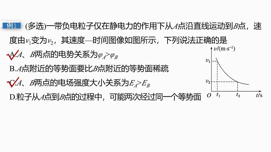 第九章　第44课时　专题强化：电场中的图像问题　电场中功能关系的综合问题第5页