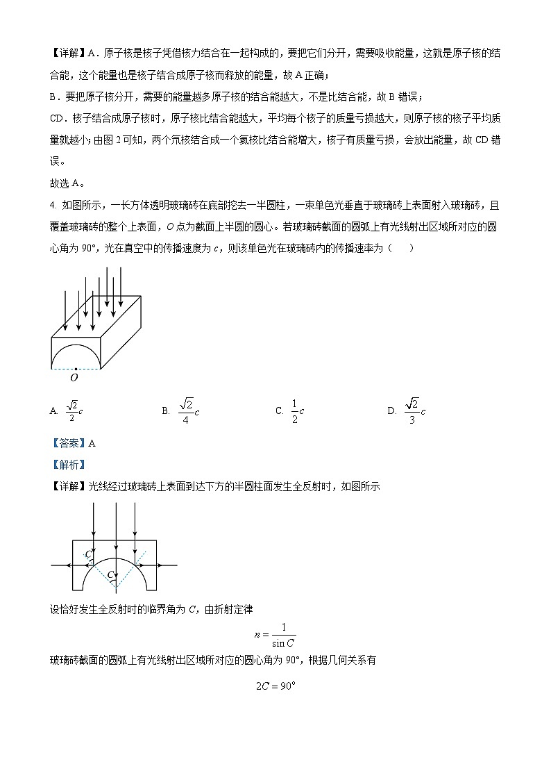 黑龙江省2024届高三下学期第四次模拟考试 物理 含解析第3页
