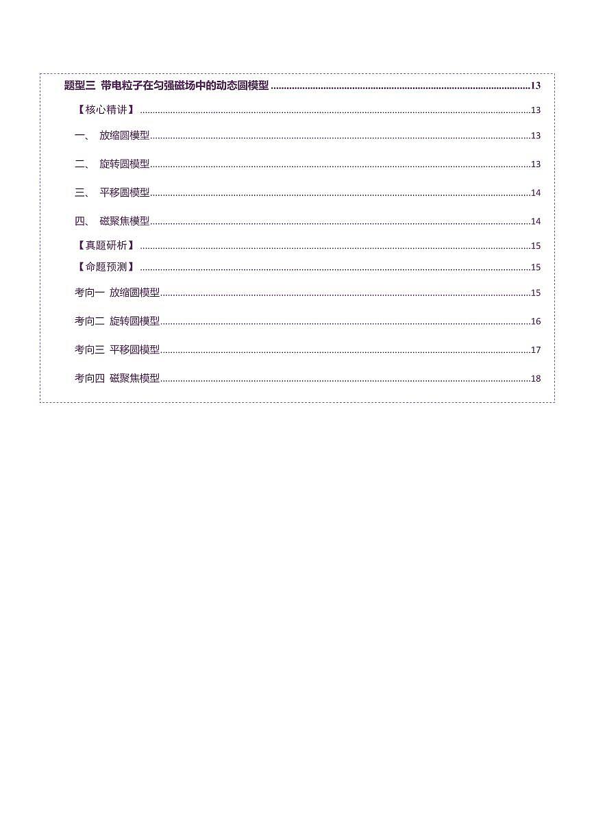 2025年高考物理二轮复习讲练测（新高考通用）专题10 磁场 带电粒子在磁场中的运动（讲义）（原卷版）第2页