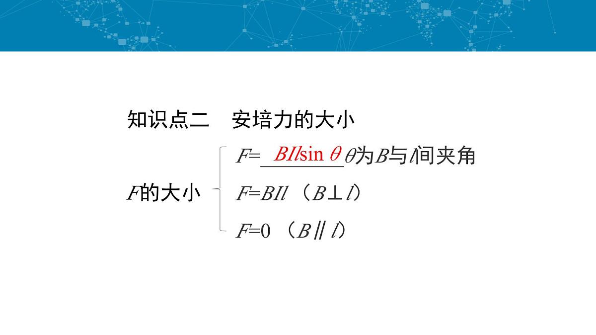 人教版高中物理选择性必修二 1-1《磁场对通电导线的作用力》-课件第7页