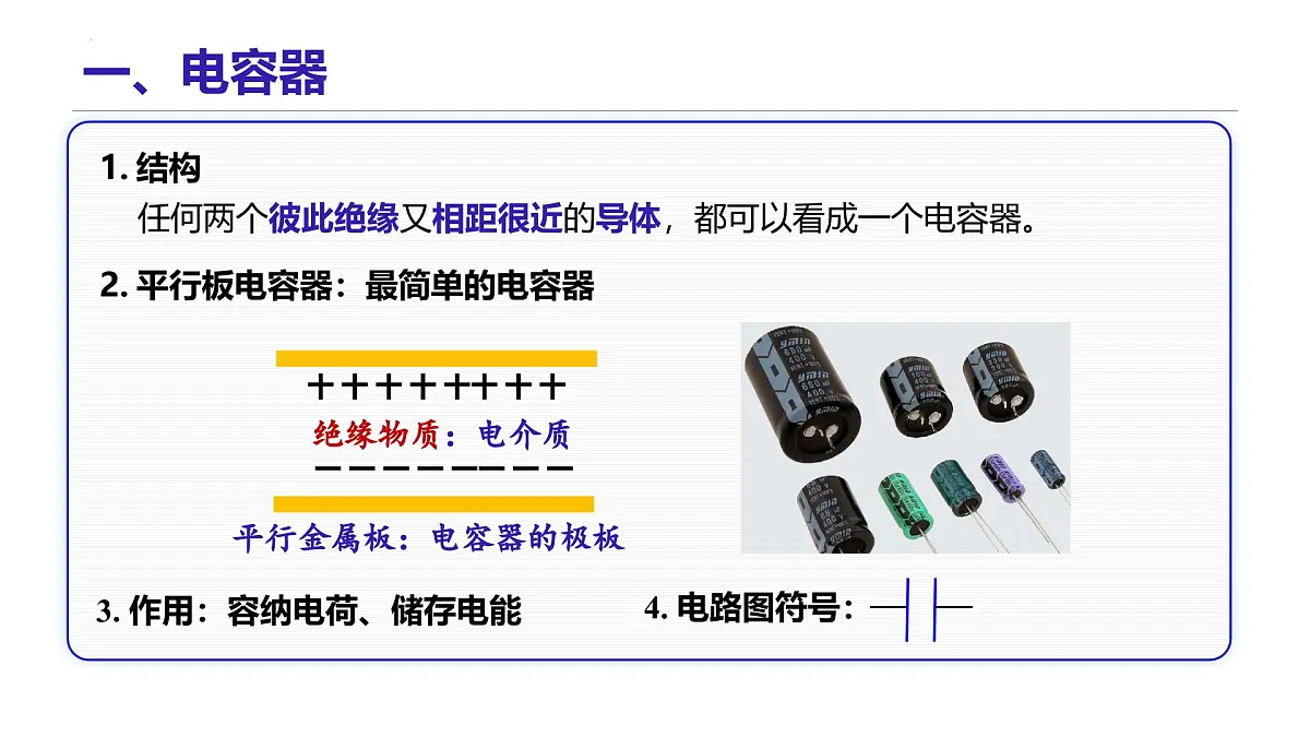 10.4 电容器的电容 课件 高二上学期物理人教版（2019）必修第三册第2页