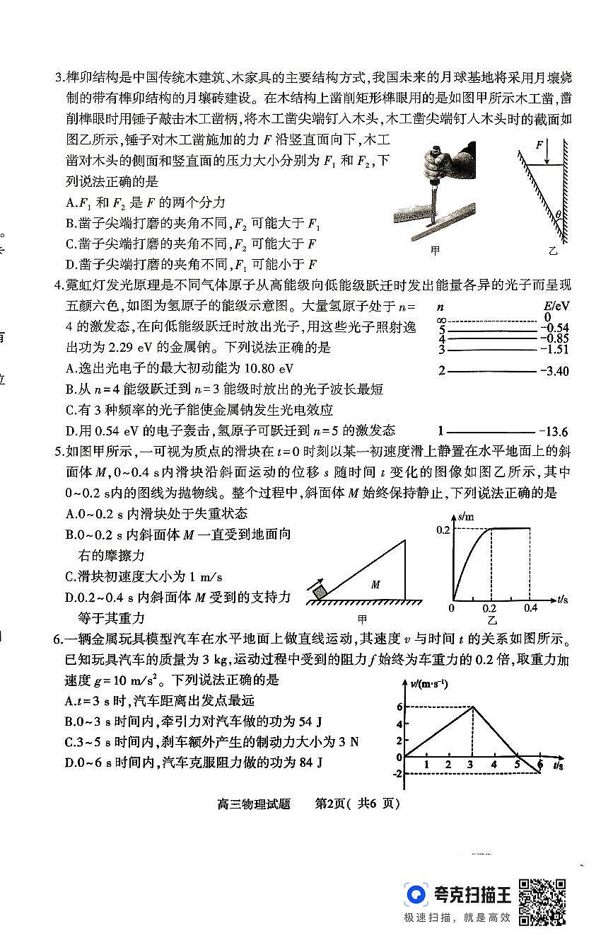 物理试卷第2页