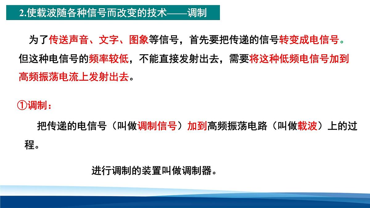 人教版高中物理选择性必修二 4-3无线电波的发射和接收 课件第7页