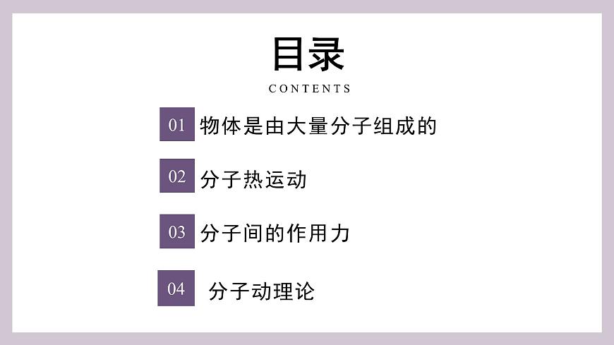 人教版高中物理选择性必修三 1-1 分子动理论的基本内容-课件第2页