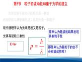 人教版高中物理选择性必修三 4-5粒子的波动性和量子力学的建立 课件