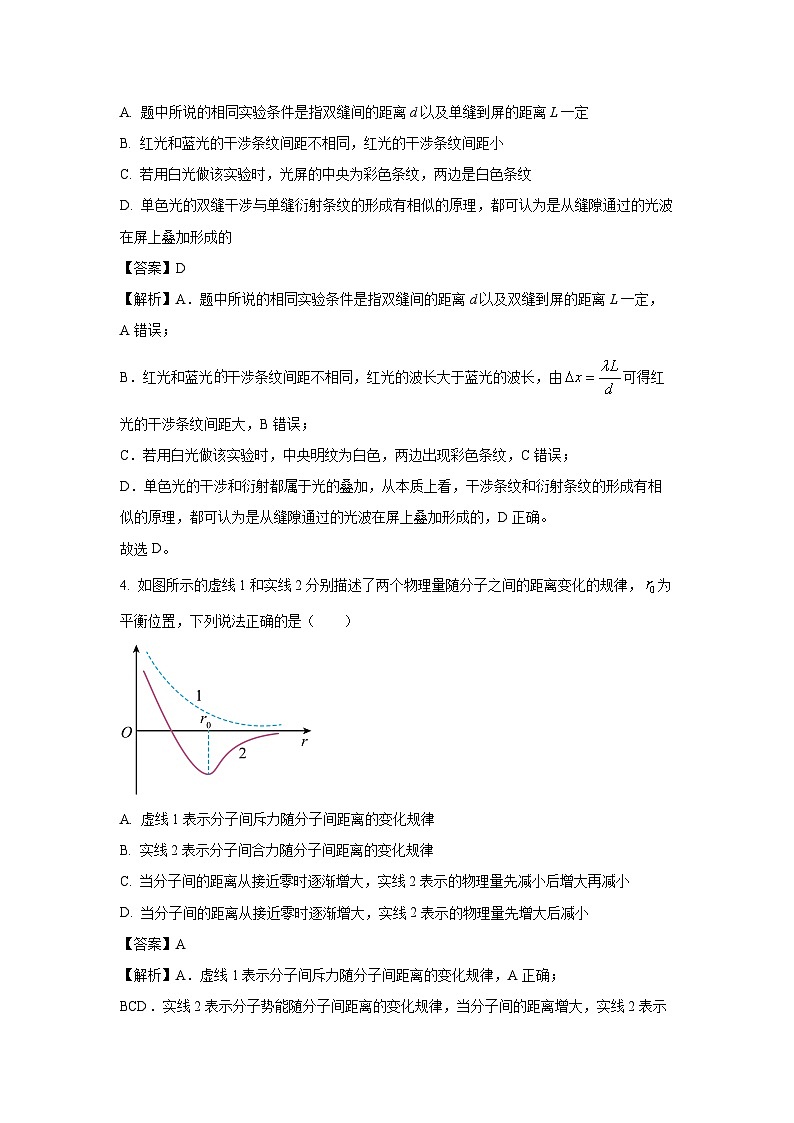 河南省名校联盟2023-2024学年高二下学期5月联考物理试卷（解析版）第3页