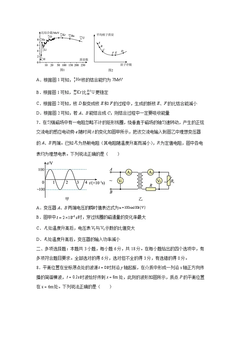 广东省惠州市2025届高三下学期二模冲刺练习卷物理试卷（解析版）第3页