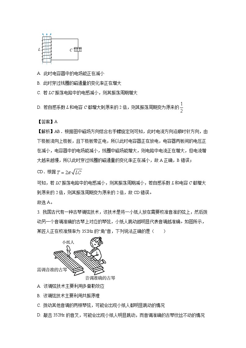 广东省名校联盟2023-2024学年高二下学期期中质量检测物理试卷（解析版）第2页