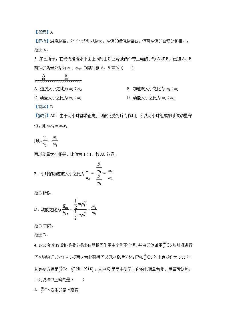 2025届江苏省南京市、盐城市高三下学期第一次模拟考试物理试卷（解析版）第2页