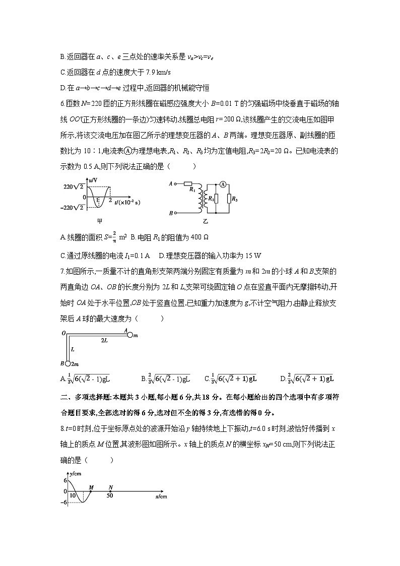 2025届高三下学期二轮模拟练习卷(四)物理试卷（解析版）第3页