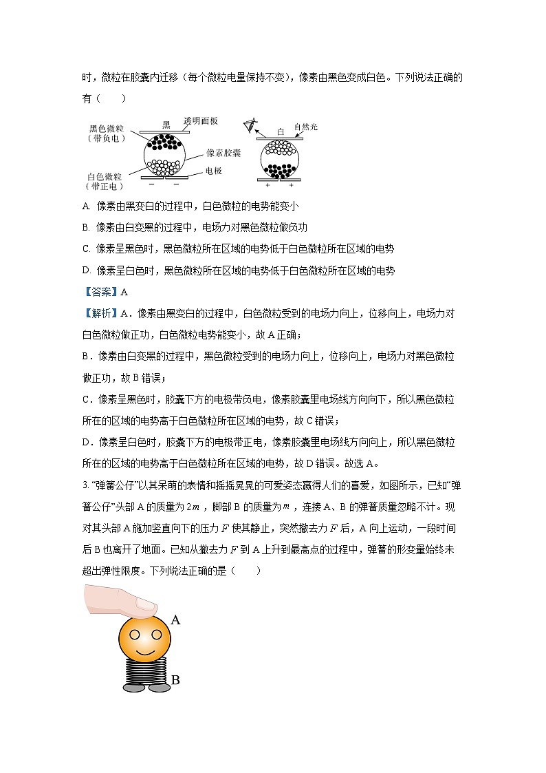 2025届湖南省邵阳市高三下学期第二次联考物理试卷（解析版）第2页