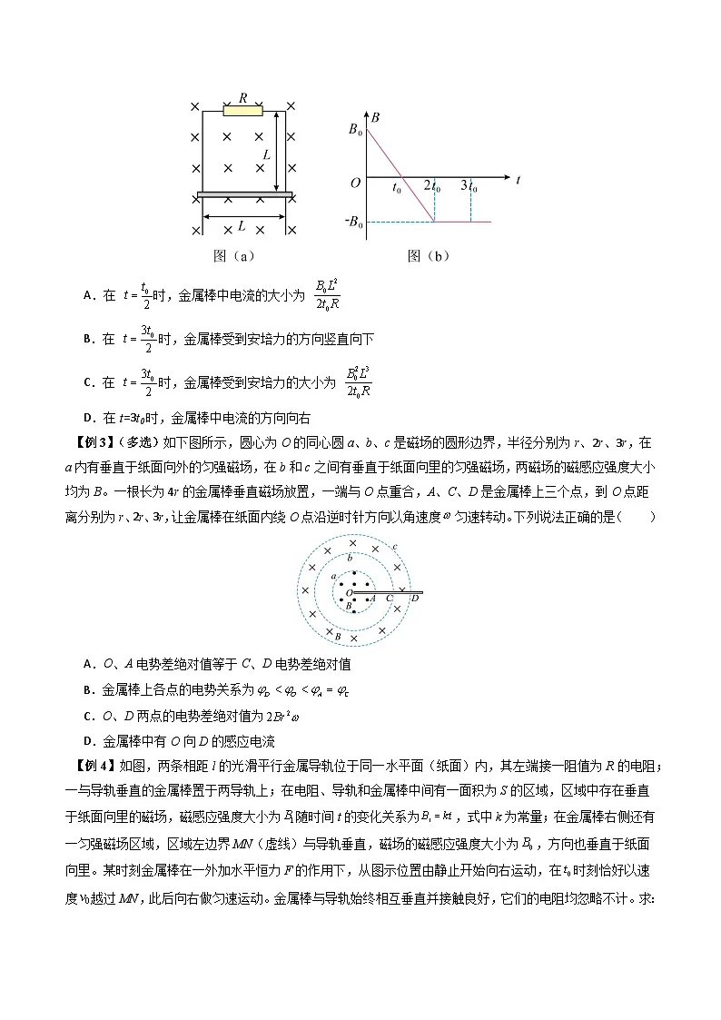 备战2025年高考物理（新高考专用）抢分秘籍12电磁感应中的电路与图像问题（二大题型）（学生版）第3页