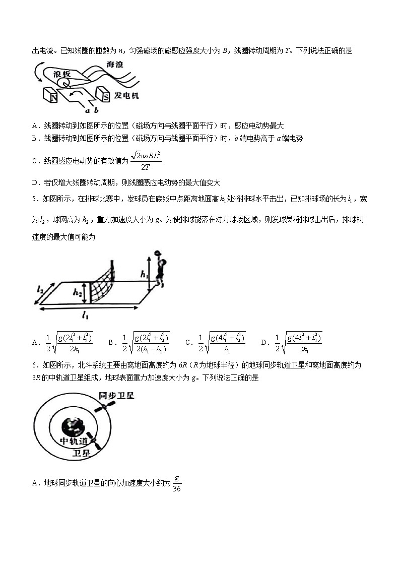 江西省金太阳联考2023-2024学年高三下学期3月月考物理试卷 含答案第2页