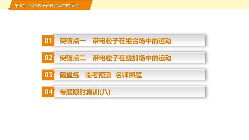 2025年高考物理二轮专题复习课件 11 第一阶段 专题三 第8讲 带电粒子在复合场中的运动第3页