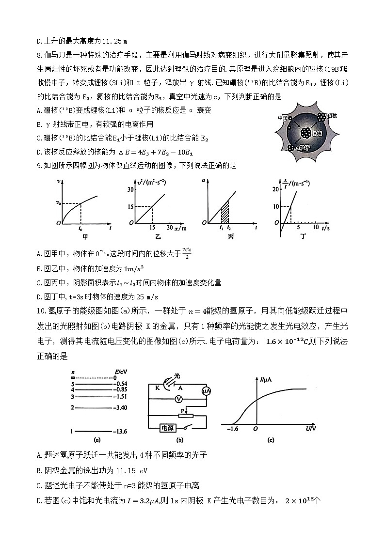 黑龙江省哈尔滨市六校2023-2024学年高二下学期期末联考物理试卷第3页