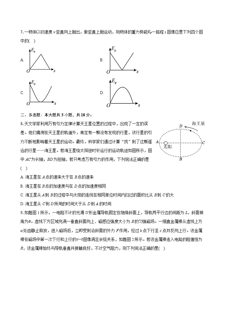 2025年广东省高考三轮冲刺练习物理试卷（五）（含详细答案解析）第3页