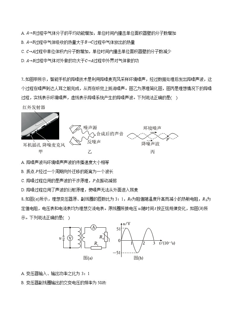 2025年福建省高考物理联考试卷（3月份）（含详细答案解析）第3页