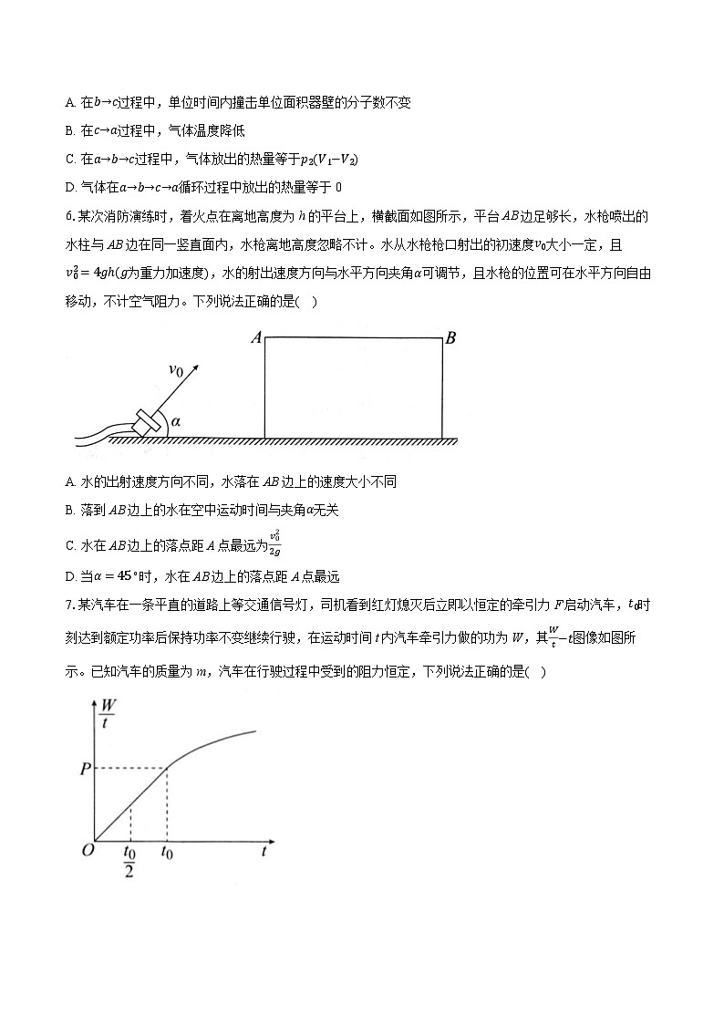 2024-2025学年山东省部分学校高三模拟考试物理试卷（4月）（含详细答案解析）第3页