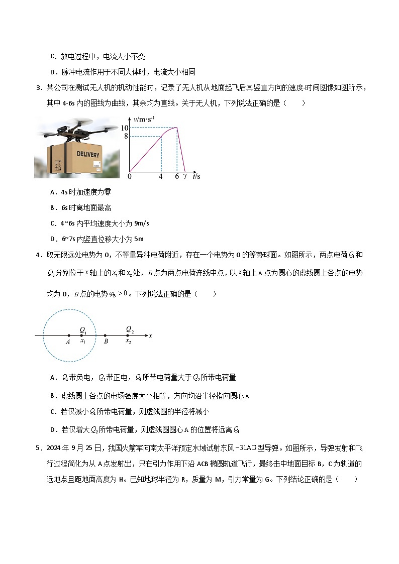 2025年高考第三次模拟考试卷：物理（山东卷）（考试版）第2页
